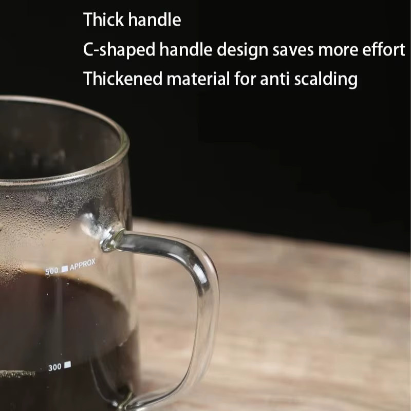 HAVMORE Glas-Tropfkaffeemaschine und Teekessel mit Holzdeckel in Transparent - Bild 4