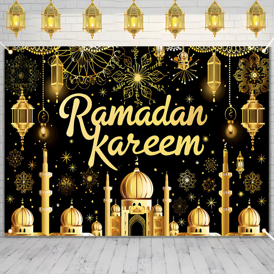 VIKAMA Ramadan Banner Eid al Fitr Wanddekoration für deine Party Feier - Bild 3