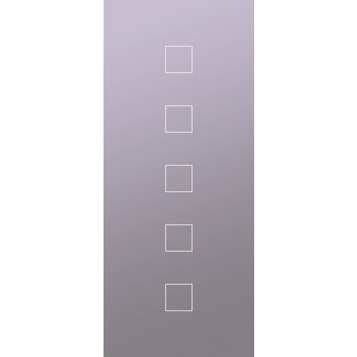 NOVADOORS Glasdrehtür NOVA 505, glänzend, transparent, linksanschlag, H: 197,2 cm x B: 70,9 cm x T: 28,2 cm - Bild 1
