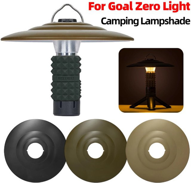 Tragbarer Lampenschirm für Camping und Wandern in Grün, kompatibel mit Goal Zero, WELLHIKE und Qianfeng, ABS-Material - Bild 1
