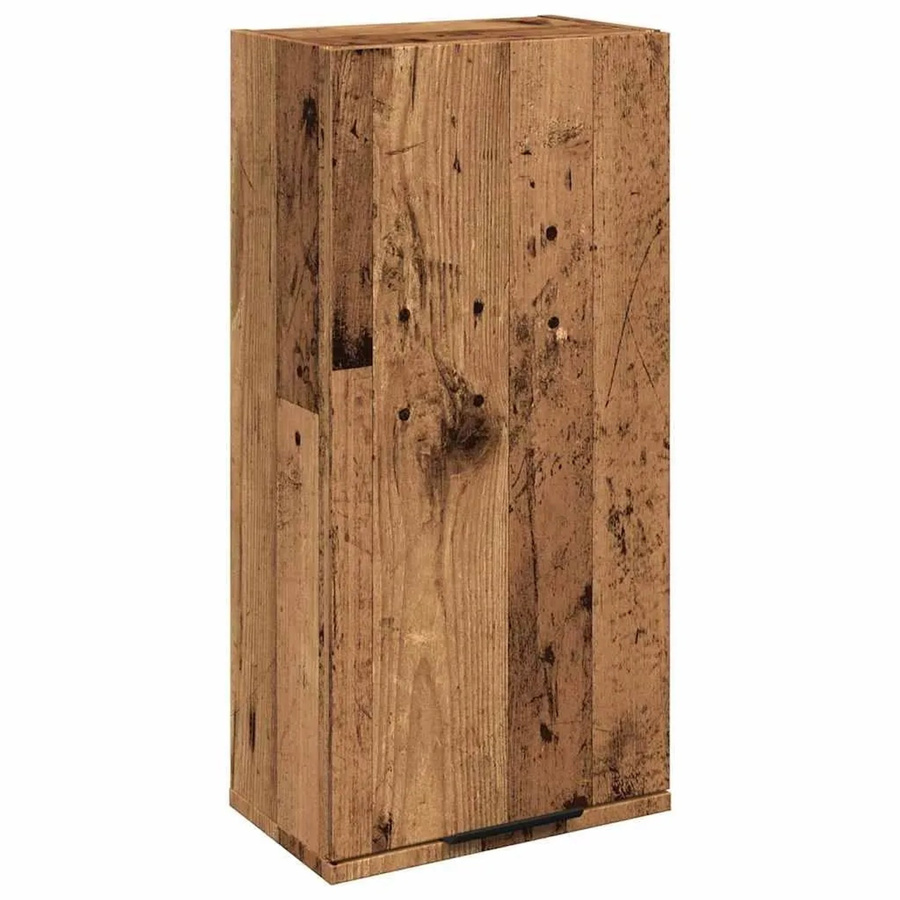 vidaXL Wand-Badschrank in Altholz-Optik, Braun, B/T/H: 32 x 20 x 67 cm - Bild 2