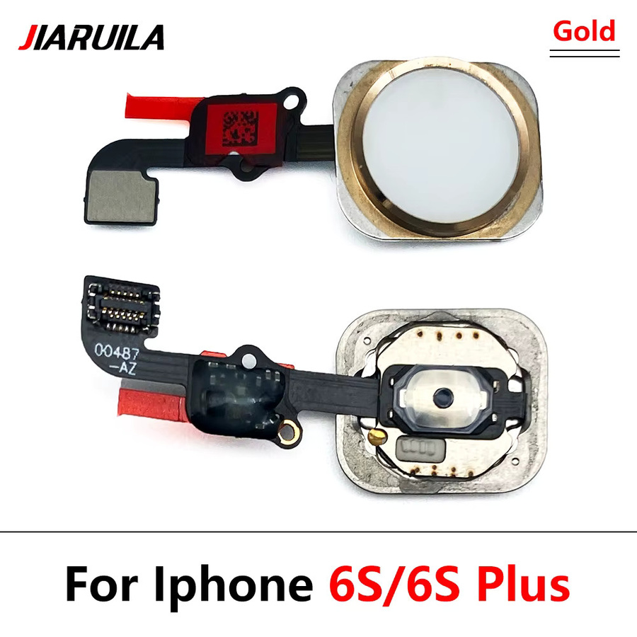 Apple Home Button Flex Ersatzteil für iPhone 6 6S 7 8 Plus 5S in Gold ohne Touch ID Funktion - Bild 3
