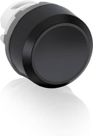 ABB MP2-10B Drucktaster-Frontelement in Schwarz mit IP66 Schutzart, Breite: 2,8 cm, Höhe: 1,15 cm - Bild 1