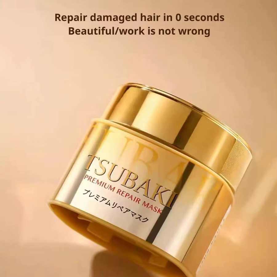 TSUBAKI Premium Repair Haarmaske, Creme für trockenes, strapaziertes Haar - Bild 2