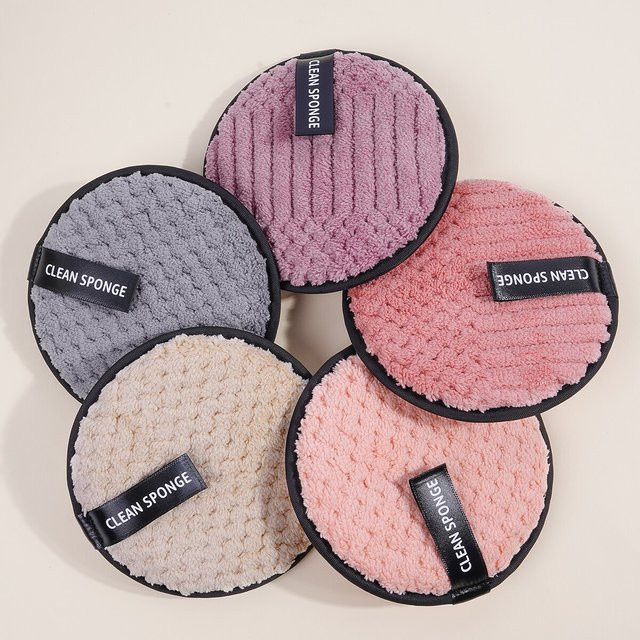 5 Stück Make-up Entferner aus Polyester, Gesicht, Unisex - Bild 1