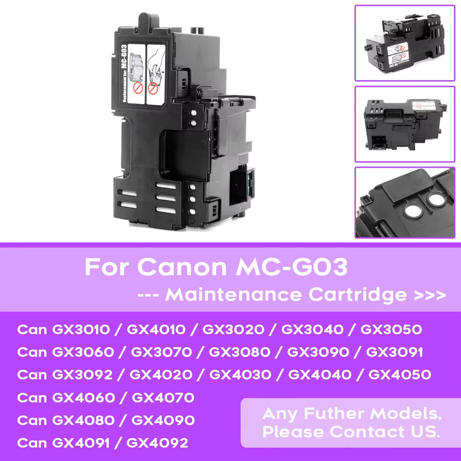 Canon MC-G03 Wartungs-Tintenpatronentank in Schwarz für GX4010 bis GX4092 Serien - Bild 4