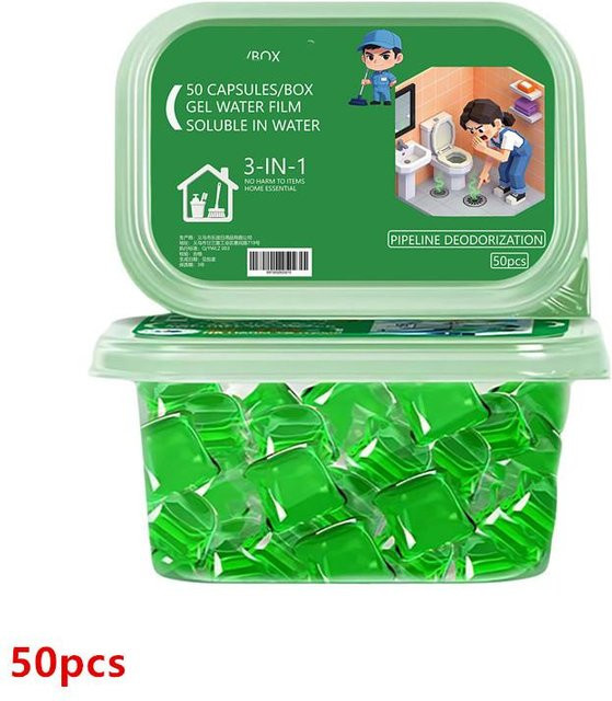 Candy Geruchsentferner Kanalreiniger Duftendes Gel für Spülen und Abflüsse in Grün - Bild 1