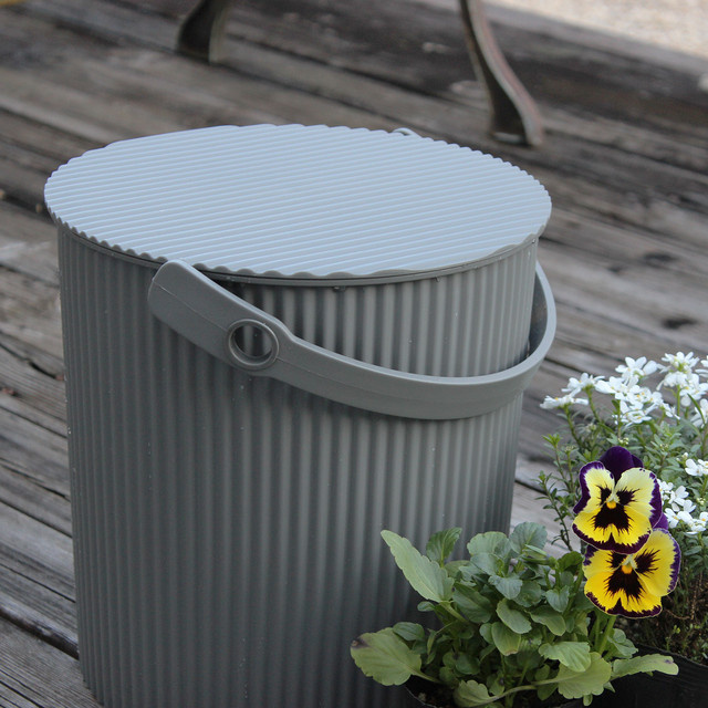 Hachiman Omnioutil Eimer Grau 10 Liter für den Garten - Bild 1