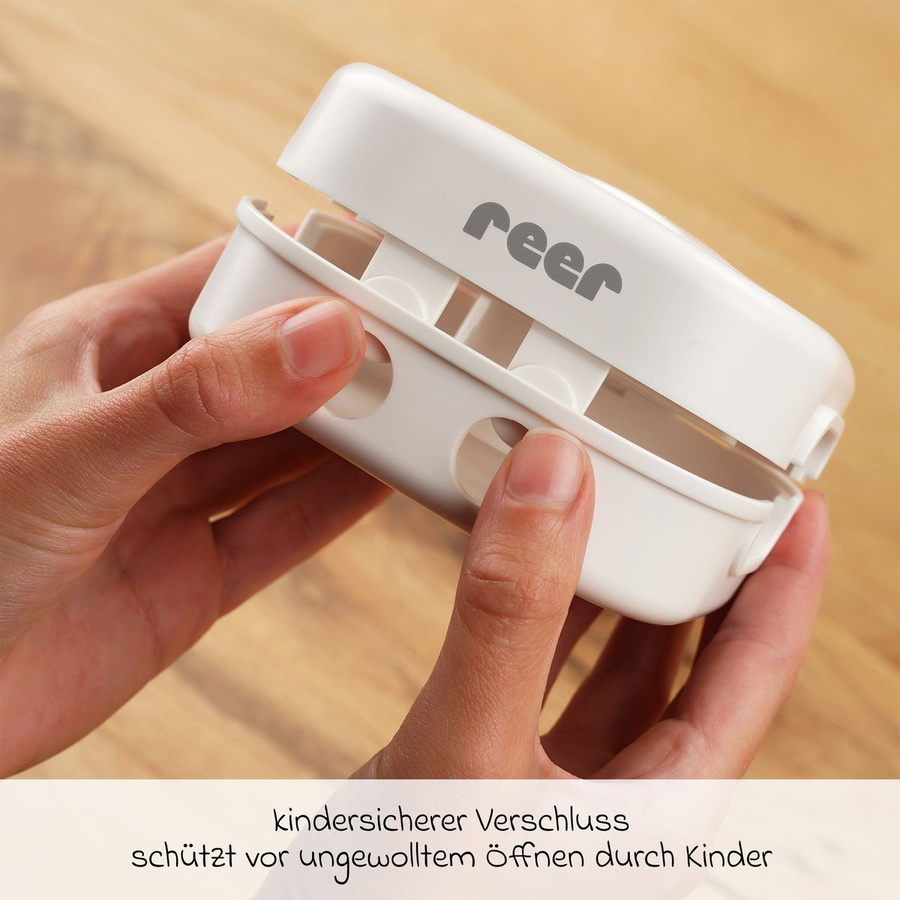 Reer Kabelaufwickler CableGuard für 1,5 m Kabel in Weiß - Bild 4