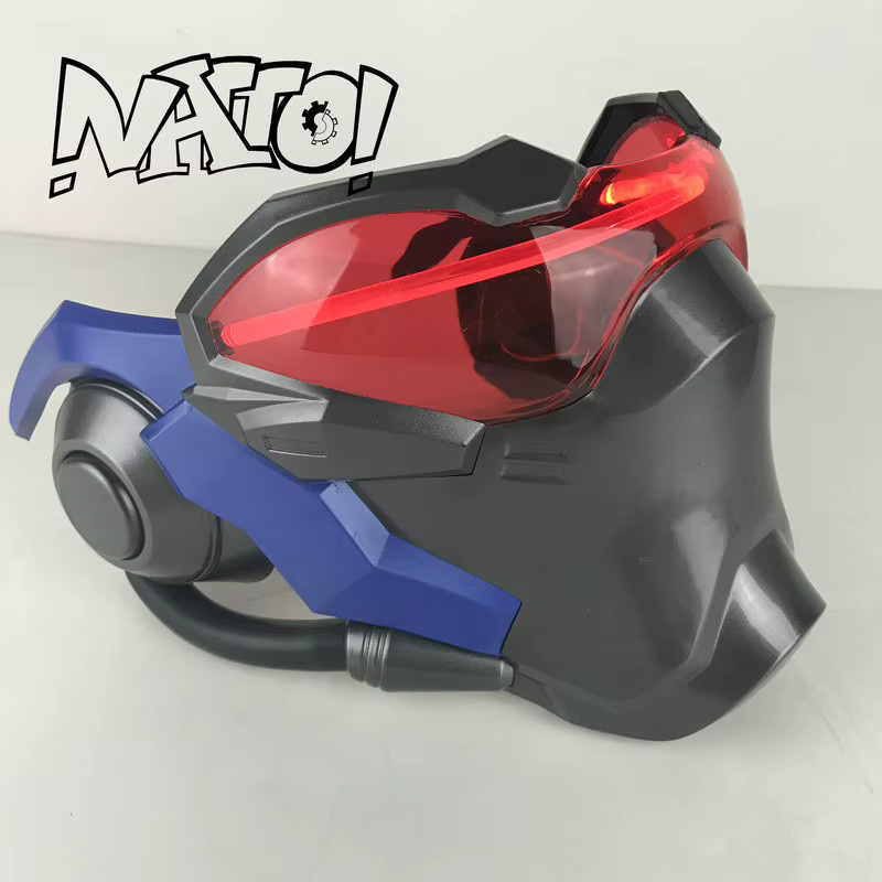 Bandai Soldat 76, Cosplay-Maske, Kunststoff - Bild 3