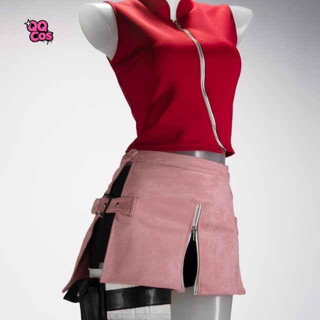 QQcos Naruto Shippuden Haruno Sakura Cosplay-Kostüm Komplettset - Bild 1