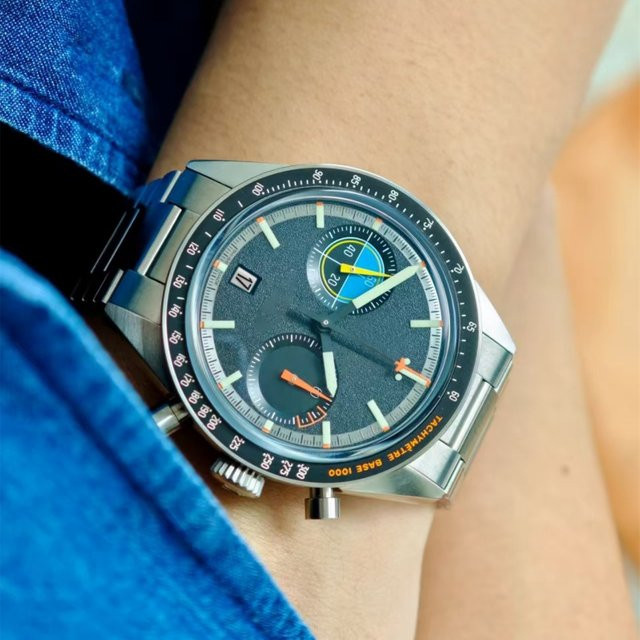 CILOA Armbanduhr, Quarz, Edelstahl, Schwarz, Rund, Herren - Bild 1