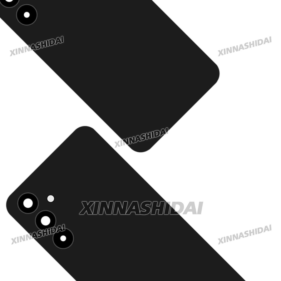 Samsung Galaxy A54 Rückseitige Batterie-Glasabdeckung Gehäuse-Reparaturteil in Schwarz - Bild 5