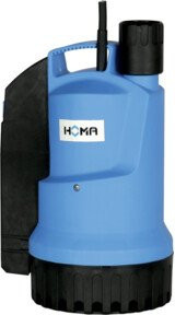HOMA Schmutzwasserpumpe C250WE mit Einbauschwimmer aus Edelstahl und Kunststoff - Bild 1