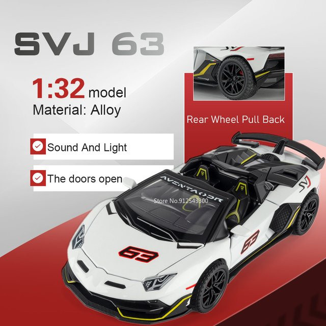 RMZ city SVJ63 Modellauto, 1:32, mit Licht und Sound, mit öffnenden Türen - Bild 1