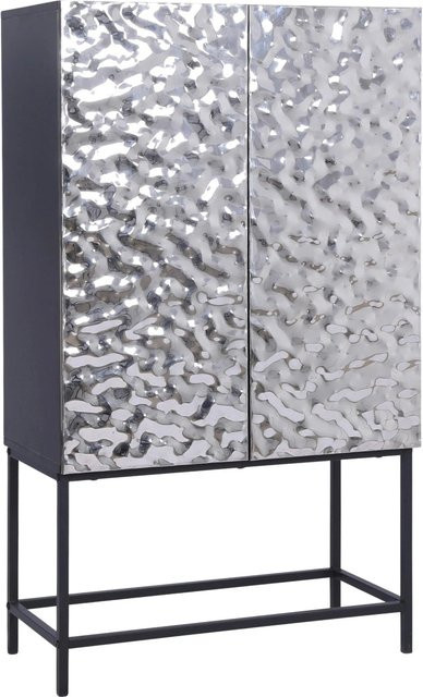 Mömax Highboard Marlene Modern Schwarz mit Soft-Close-Türen und Regalböden B/T/H: 40 x 40 x 140 cm - Bild 1