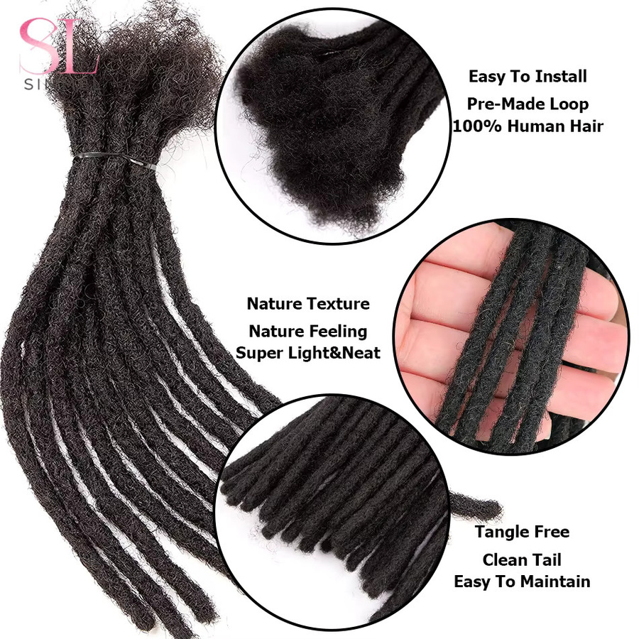 Simmel Dreadlock-Erweiterungen, Echthaar, 60 Stränge, Unisex - Bild 3
