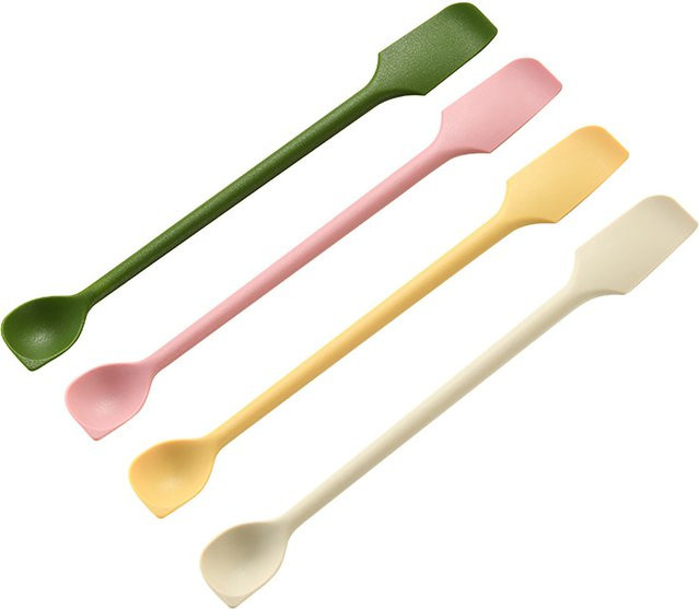 Zoseil 3er-Set Silikon Doppelkopfspatel in Bunt für Marmelade und Butter - Bild 1