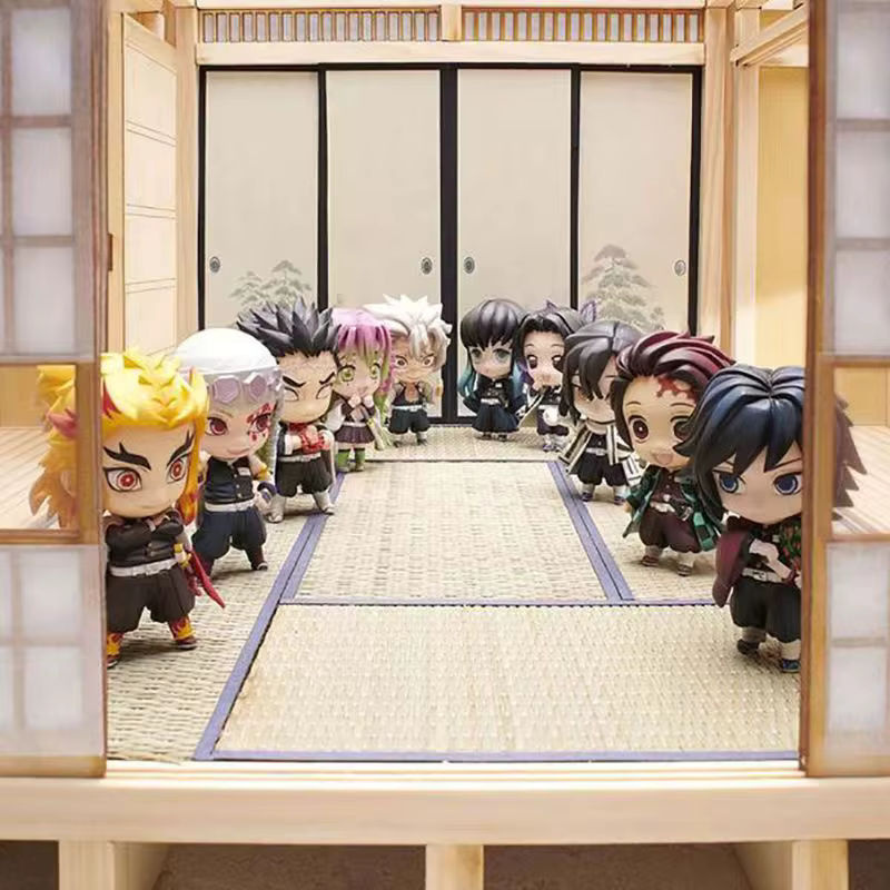 Bandai Demon Slayer Anime Figuren Set aus Kunststoff, mehrfarbig, Raumdekoration - Bild 4