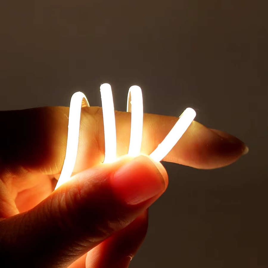 Tayire COB LED-Streifen Flexibles Lichtband mit 400 LEDs/m in Weiß, 3mm superdünn, CCT Warm-Kaltweiß, Ra90 - Bild 4