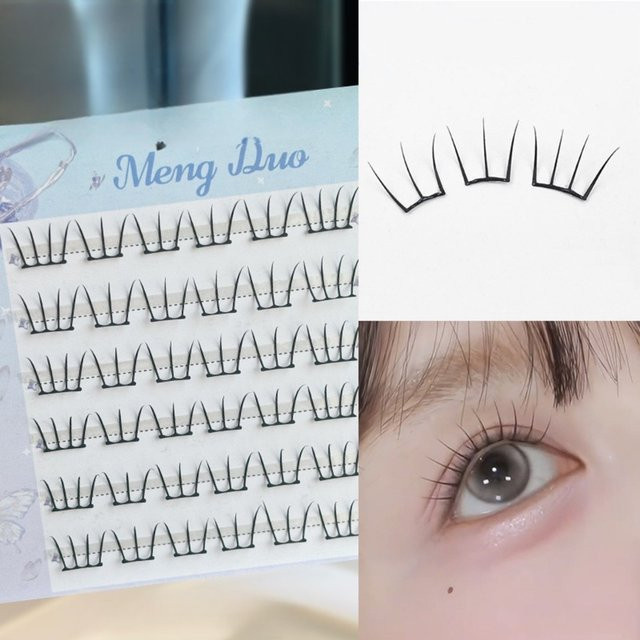 JIEFUXIN DIY-Wimpern, 5D Cluster-Wimpern, wiederverwendbar - Bild 1