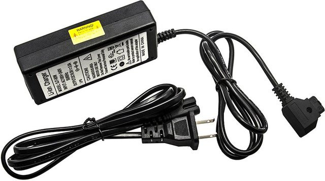 Andoer Tragbares 16,8-V-D-Tap-Ladegerät-Adapter-Netzteil für Sony V-Mount und Panasonic, US-Stecker, Schwarz - Bild 1