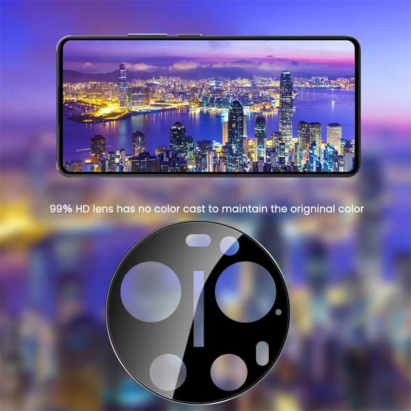Kisomi Xiaomei 2er-Pack 3D gebogene gehärtete Glas Kameraschutzfolien für Xiaomi 17 Ultra 5G in Schwarz - Bild 6