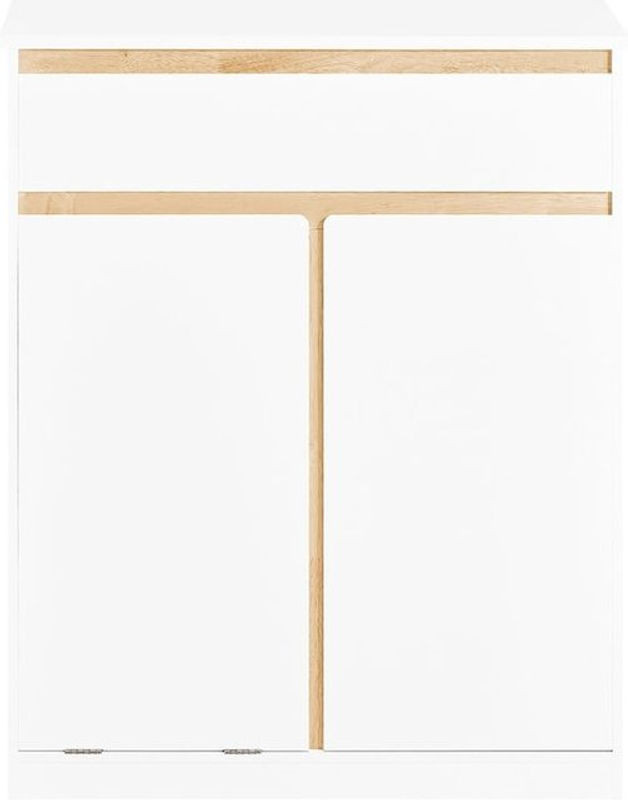 SoBuy Wäscheschrank in Weiß im klassischen Design mit 1 Schublade - Bild 1