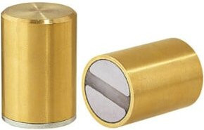 nVent HOFFMAN Stabgreifermagnet SmCo5 in Gold, Durchmesser: 16 mm - Bild 1