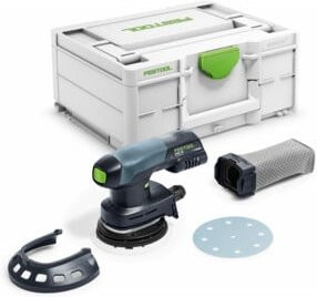 Festool Akku-Exzenterschleifer ETSC 125-Basic 18V in Grau mit 125 mm Schleifteller - Bild 1