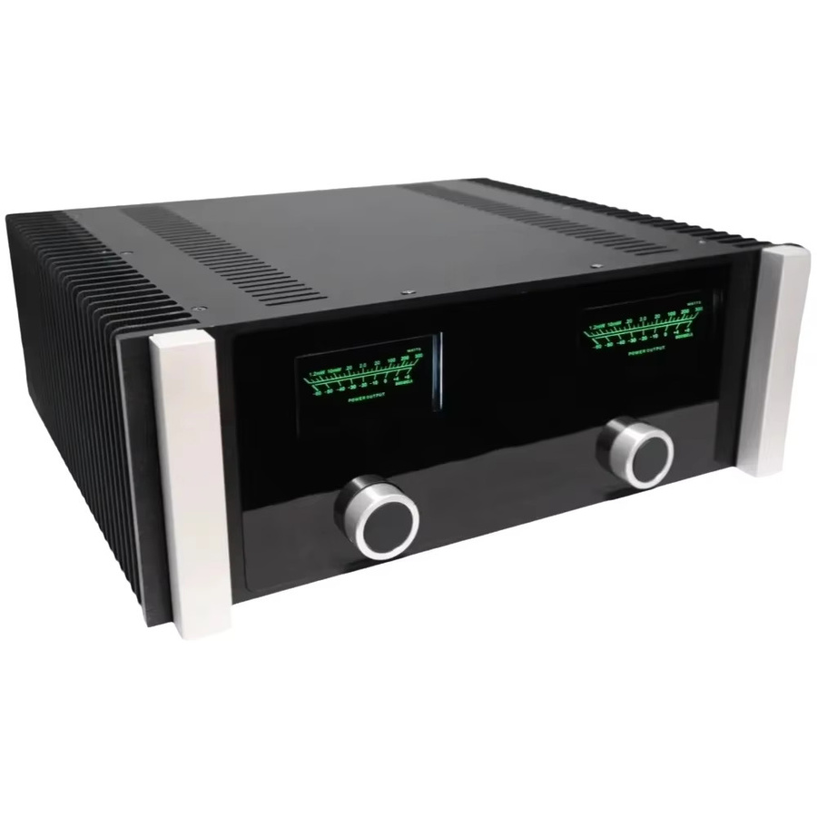 SENGTERBELLE MC4315 HiFi DIY Verstärker Chassis aus Vollaluminium in Schwarz mit beidseitigen Kühlkörpern - Bild 3