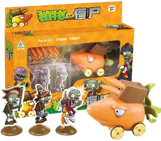 Plants Vs Zombies 2 Spielzeugset Sammlung, Mechanischer Hai, Wilder Westen, Gargantuar, Spielfiguren, ab 14 Jahre - Bild 1