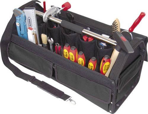 Alarm Werkzeugtasche bestückt Schwarz L x B x H: 64 x 28 x 30,5 cm - Bild 1