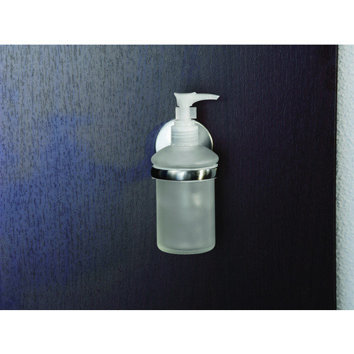 Fackelmann Seifenspender Fusion mit Wandhalterung in Silber, B/H/T: 7 x 16 x 12 cm - Bild 2