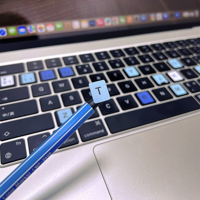 Bunte Universal-Tastaturaufkleber von SDYIGOE als Ersatzaufkleber für Computertastaturen - Bild 1