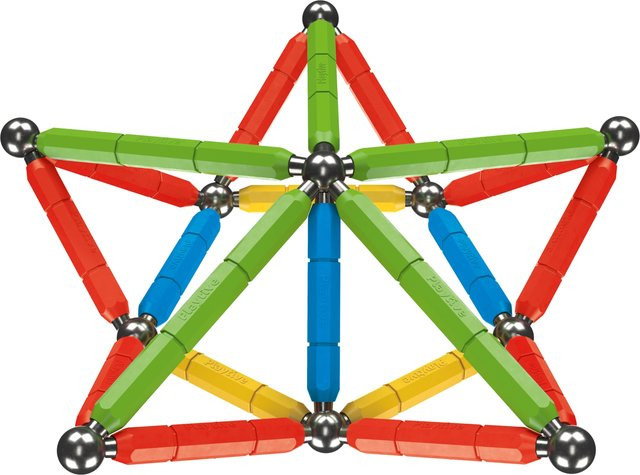 PLAYTIVE Magnetbausatz Stäbe Bunt Magnet - Bild 1