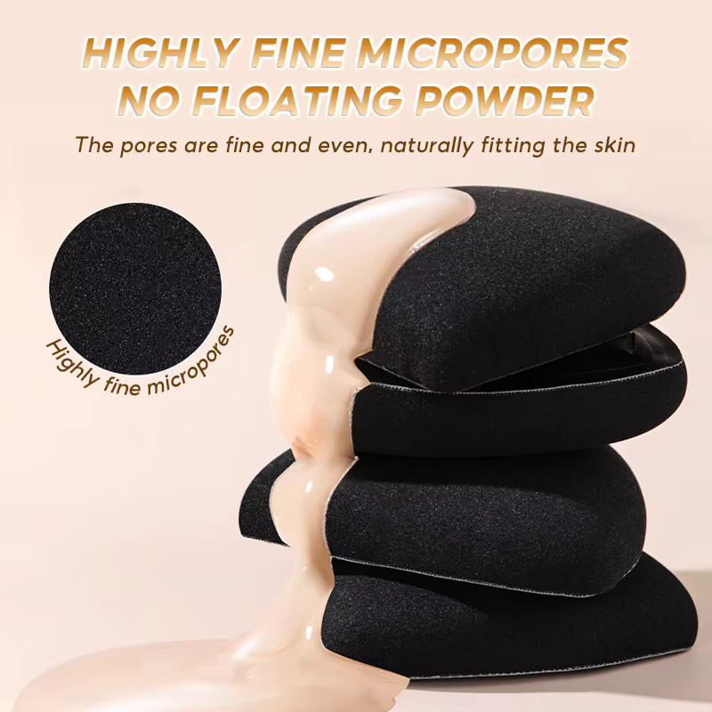 IMAGIC Air Cushion Puff, Triangle Sponge, Black - Bild 5