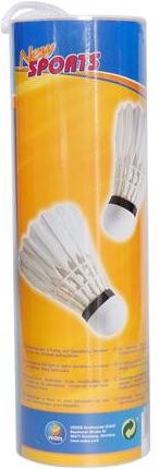 NSP Badminton-Bälle mit Federn, 4-teiliges Set - Bild 1