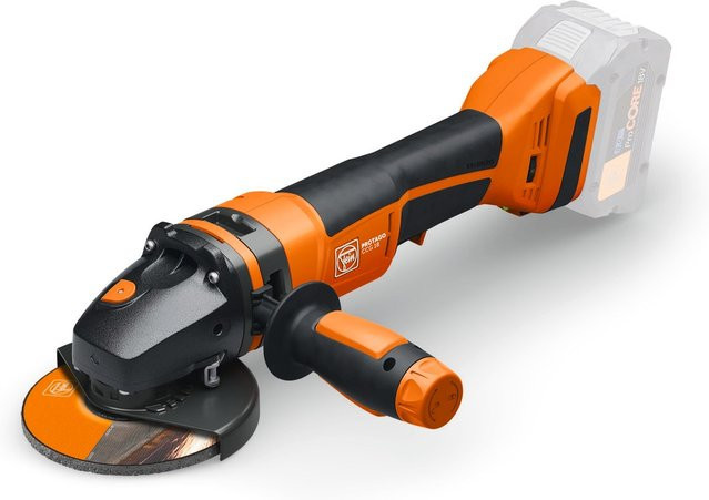 Fein Akku Winkelschleifer Protago CCG 18-125-10 PD-SEC AS in Orange mit 125 mm Schleifscheiben - Bild 1