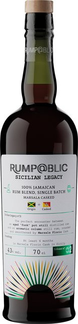 Rump@blic Sicilian Legacy Jamaican Rum Blend, Marsala Casked, 0,7 l, 43% Vol. - Bild 1