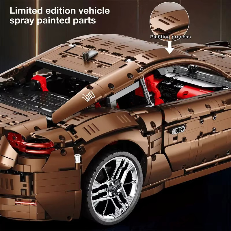 JUHANG Maserati GranTurismo, RC Auto Bausatz, 1:8, 5480 Teile, ab 14 Jahre - Bild 4