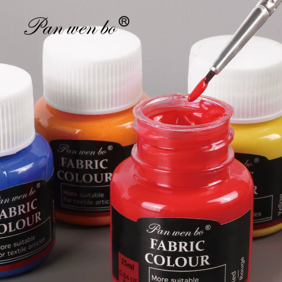 JIANQI Acrylfarben-Set in Multicolour, 6 Farben à 25 ml, wasserfeste Pigmente für DIY-Handwerk, Zeichnen und Malen auf Leinwand oder Steinen - Bild 3