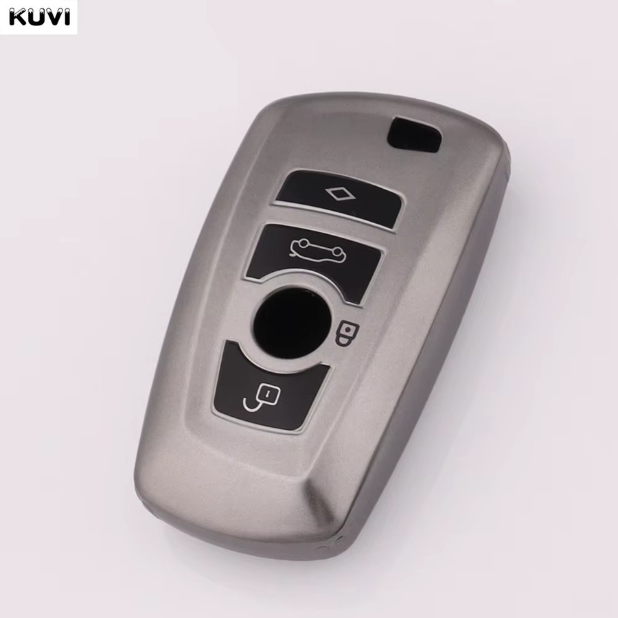 Kuvi TPU Schlüsselhülle für BMW 1 3 5 Serie X1 X3 X4 F10 F15 F16 F20 F30 F18 F25 M3 M4 M5 M6 in Gun Grey - Bild 3
