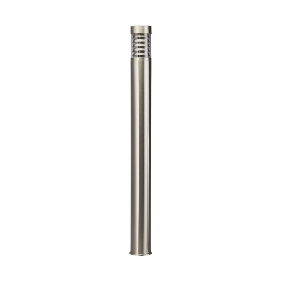 Lindby Enja Außenleuchte modern aus Edelstahl in Silber, 1-flammig, E27, IP44 spritzwassergeschützt - Bild 2