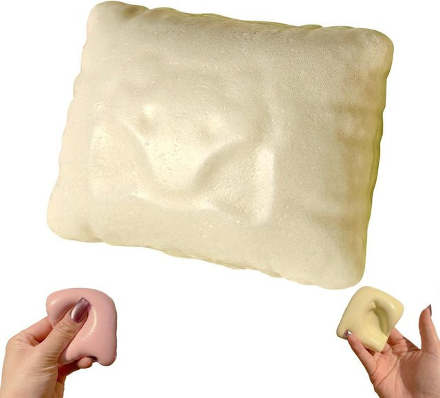 A Family Of Home Textiles Squishy Katzenkissen, gelb - Bild 1