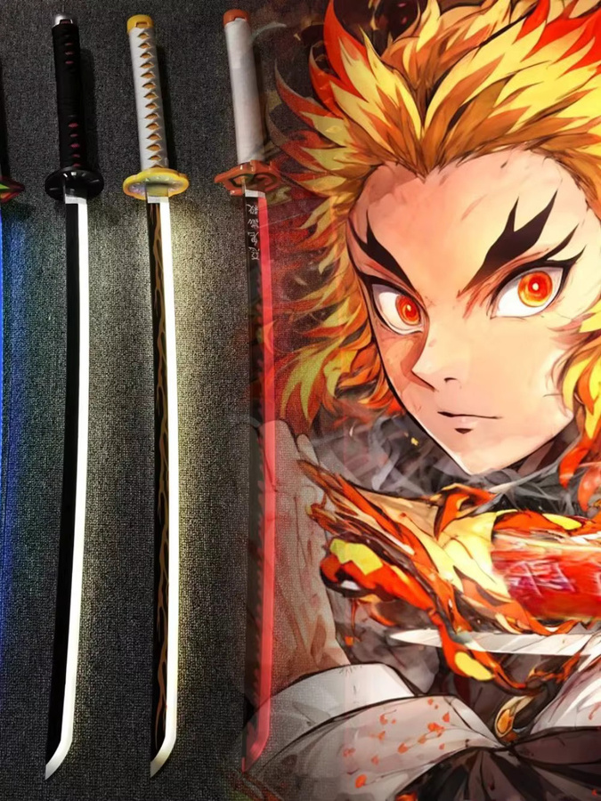 MINISO Demon Slayer Katana, Samurai, Kunststoff, Bunt / Mehrfarbig - Bild 2