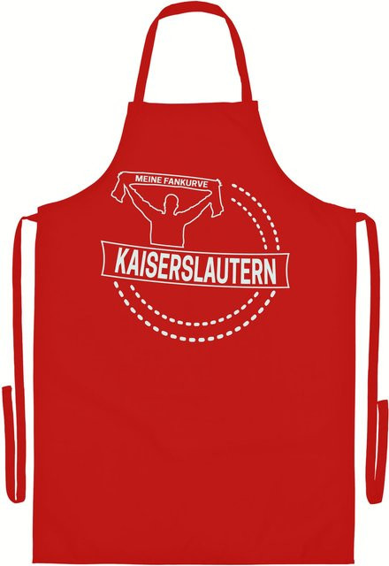 Grillschürze von multifanshop mit Kaiserslautern Meine Fankurve Druck in Weiß - Bild 1