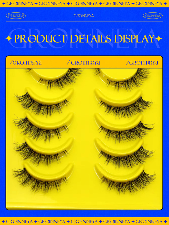 Veltrinay Künstliche Wimpern, 3D, Unisex - Bild 2