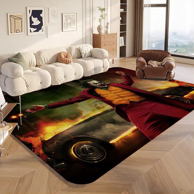 Joker Movie Room Mats rutschfester moderner Teppich in Multicolour für Wohnzimmer und Balkon - Bild 1