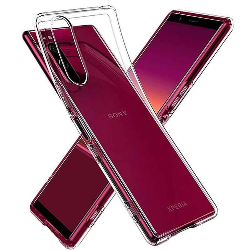 Transparente Silikon-Schutzhülle für Sony Xperia 5, Xperia 5 II, Xperia 5 III und Xperia 10 V – Ultra-dünne TPU-Abdeckung - Bild 2